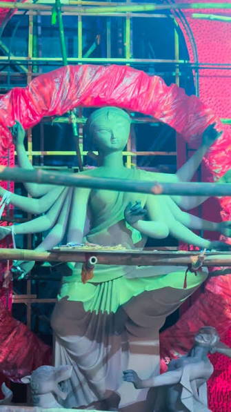 পঞ্চাশ বছরে সল্টলেকের বিসি ব্লক ঐতিজ্যবাহী পুজো সম্পন্ন করছে